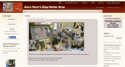 Desktop Screenshot of alexrazoredge.com