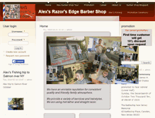 Tablet Screenshot of alexrazoredge.com